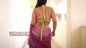 Sneha Purple Saree (180) (Custom).jpg Sneha - Purple Saree Hot